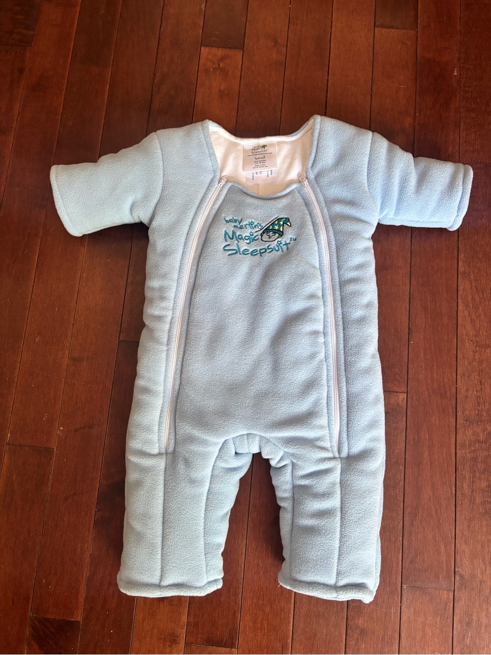 Baby Merlin Magic Sleepsuit Blue Small 3-6 months NWOT